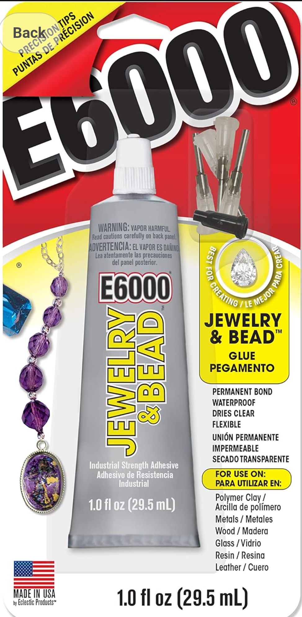 E6000 yapıştırici 29.5 ml